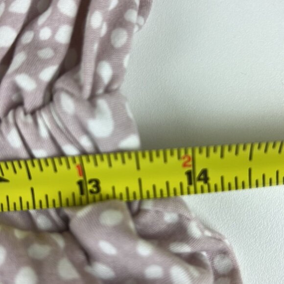 NWT Le  Lis Taupe Polka Dot Romper - Picture 8 of 8